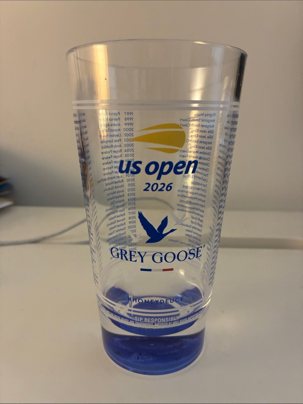 US Open 2026 Grey Goose Promotional Cup
